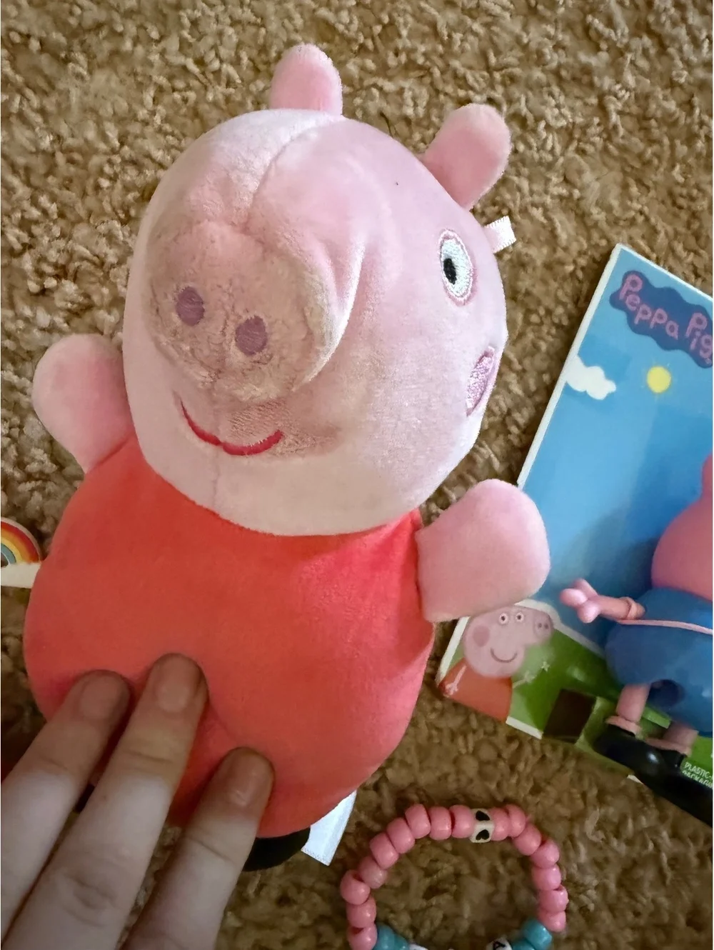 Peppa Pig bundle of 4 keychain plushie George dolls figures